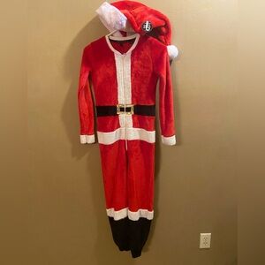 Derek Heart Santa Onesie w/ hat